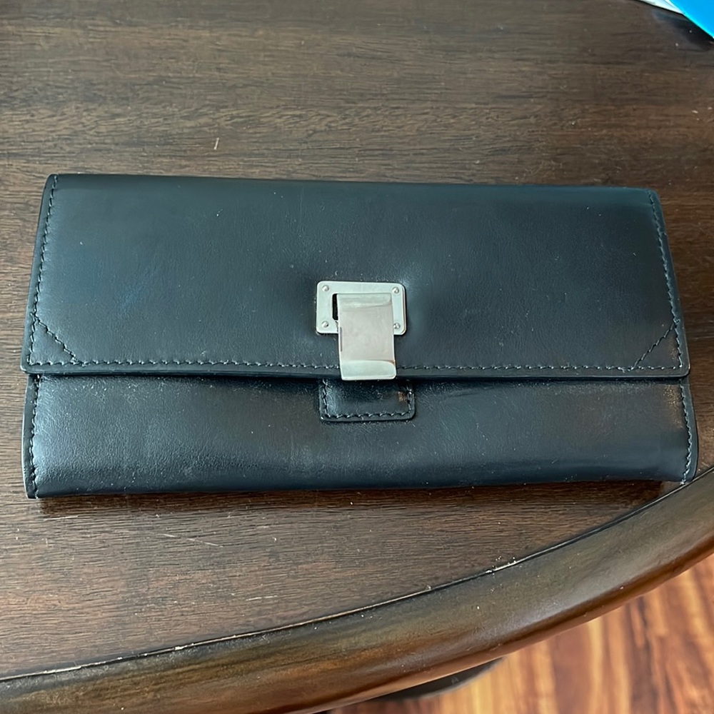 Proenza Schouler black wallet (never used)